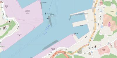 Peta dari pelabuhan keelung