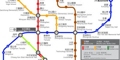 Thsr Taipei stasiun peta